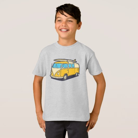 Classic Van Beach Trip T-shirt (Voorkant volledig)