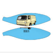 Classic van cartoon illustratie basketbal (Panelen)