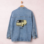 Classic van cartoon illustratie denim jacket (Hangar)