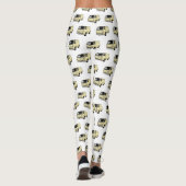 Classic van cartoon illustratie leggings (Achterkant)