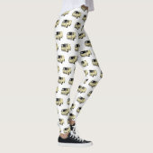 Classic van cartoon illustratie leggings (Rechts)