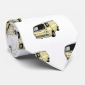 Classic van cartoon illustratie stropdas (Opgerold)