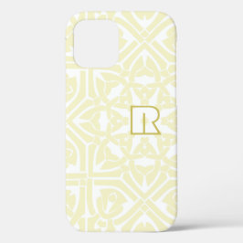 Classic Vanilla en White Elegant Lijst Red Text Case-Mate iPhone Case