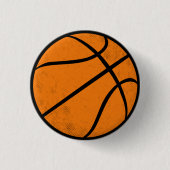 Classic Varsity Basketball Hoops Game Day Style Ronde Button 3,2 Cm (Voorkant)