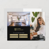 Classic Vastgoed Promotie Briefkaart (Voorkant / Achterkant)