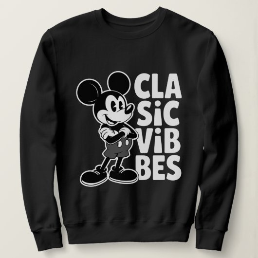 Classic Vibes Retro Cartoon Mouse T-Shirt Design, (Design voorkant)