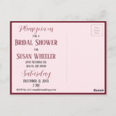 Classic Victoriaans Rozen Lily Valley Vrijgezellen Briefkaart (Achterkant)