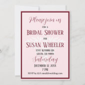 Classic Victoriaans Rozen Lily Valley Vrijgezellen Kaart (Achterkant)