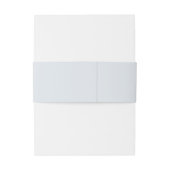 Classic Victorian Blue French Garden Chic Wedding Uitnodigingen Wikkel (Achterkant Voorbeeld)