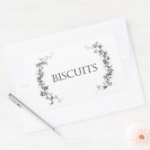 Classic Vine Design Biscuit Jar Labels Stickers (Envelop)