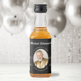 Classic Vintage Aged to Perfection 50th Verjaardag Likeurfles Etiket