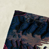 Classic Vintage Anime Girl - 90's Manga Strandlaken (In situ)