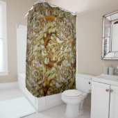Classic vintage background. Seamless classic vinta Douchegordijn (In situ)