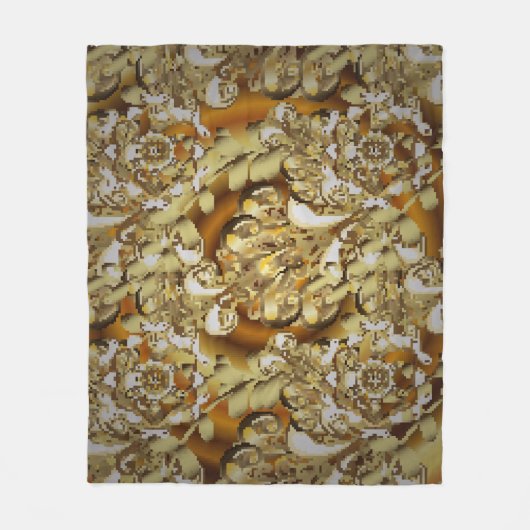 Classic vintage background. Seamless classic vinta Fleece Deken (Voorkant)