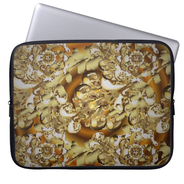 Classic vintage background. Seamless classic vinta Laptop Sleeve (Voorkant)