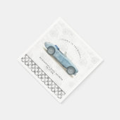 Classic Vintage Car Baby shower Servet (Hoek)