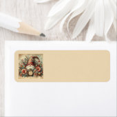 Classic Vintage Kerst Adresetiketten Etiket (Insitu)