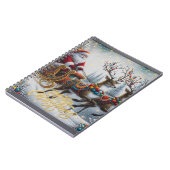 Classic/Vintage Kerstman & rendier Notitieboek (Linkerzijde)