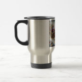 Classic/Vintage Kerstman & rendier Reisbeker (Links)