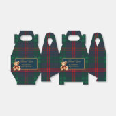 Classic Vintage Preppy Teddy Bear Baby Shower  Bedankdoosjes (Uitgevouwen)