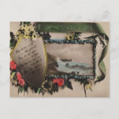 Classic Vintage Seaside Christmas  Briefkaart (Voorkant)