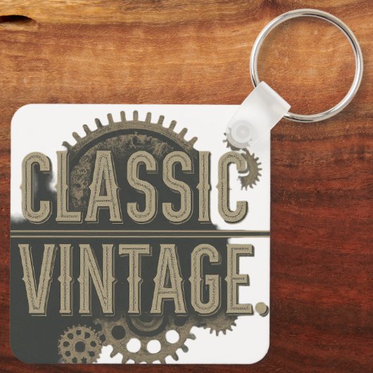 Classic Vintage Sleutelhanger (Achterkant)
