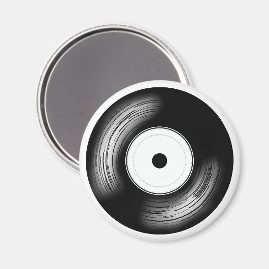 Classic Vinyl Disc Magneet (Voorkant / Achterkant)