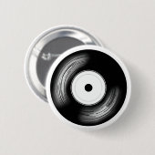 Classic Vinyl Disc Ronde Button 5,7 Cm (Voorkant /achterkant)