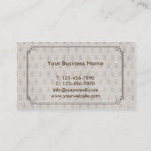 Classic Vinyl Record Club DJ Music Visitekaartjes (Achterkant)