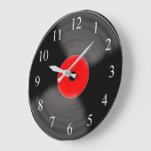 Classic Vinyl Record Wall Clock Grote Klok (Hoek)