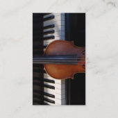 Classic Violin/Viola en Piano-Visitekaartje Visitekaartje (Achterkant)