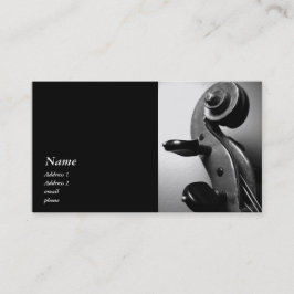 Classic Violin/Viola Scroll Visitekaartje