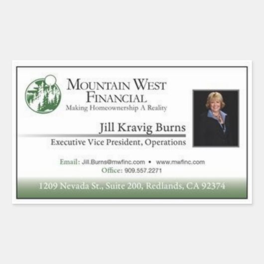 Classic  Visitekaartje Label (Voorkant)