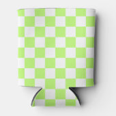 Classic visual lime checkerboard  blikjeskoeler (Voorkant)