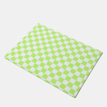 Classic visual lime checkerboard 