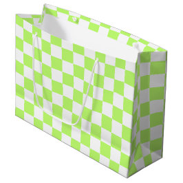 Classic visual lime checkerboard  groot cadeauzakje