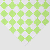 Classic visual lime checkerboard tissuepapier (Detail)
