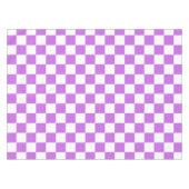Classic visual magenta checkerboard  tafelkleed (Voorkant (Horizontaal))