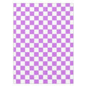 Classic visual magenta checkerboard  tafelkleed (Voorkant)