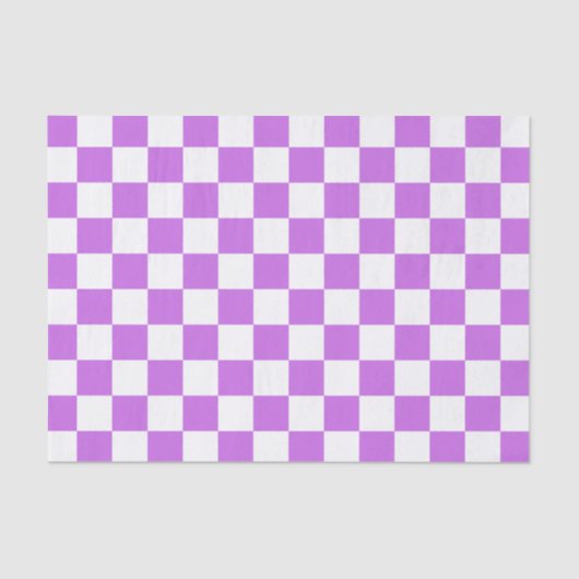 Classic visual magenta checkerboard tissuepapier (Voorkant)