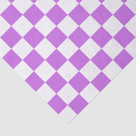 Classic visual magenta checkerboard  tissuepapier (Detail)