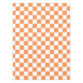 Classic visual orange checkerboard  tafelkleed (Voorkant)