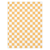 Classic visual peach checkerboard  tafelkleed (Voorkant)