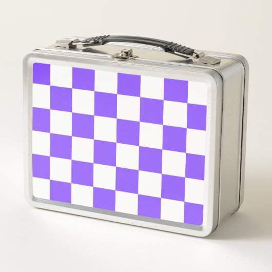 Classic visual purple checkerboard  (Voorkant)