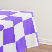 Classic visual purple checkerboard  tafelkleed (Voorbeeld)
