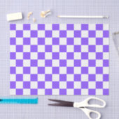 Classic visual purple checkerboard  tissuepapier (Craft)
