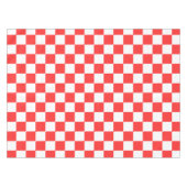 Classic visual red checkerboard  tafelkleed (Voorkant (Horizontaal))