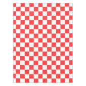 Classic visual red checkerboard  tafelkleed (Voorkant)