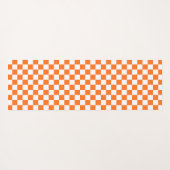 Classic visual salmon checkerboard yogamat (Achterkant (horizontaal))