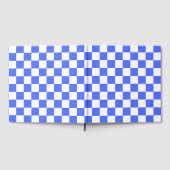 Classic visual sapphire checkerboard  gastenboek (Volledig)